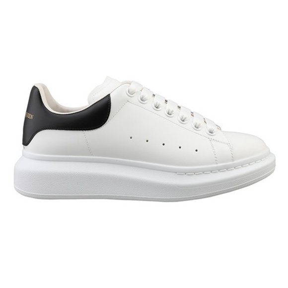 Alexander McQueen Lace-up Chunky Sneakers Oversized Rubber Sole Sz 35 White - Picture 2 of 12